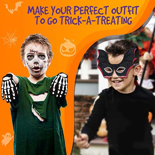jackinthebox Halloween Crafts for Kids | Contains 6 Chunky Craft Projects | Great Halloween Costume for Kids | Incl. Halloween Cape, Pumpkin Pouch, jackinthebox