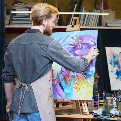 Arteza Palette Knives 8-Pack, Sizes No. 1, 25, 7, 15, 39, 23, 17, 21, Durable Stainless Steel Blade & Break-Resistant Wooden Handle, Art Supplies for ARTEZA