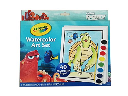  Crayola Spill Proof Watercolor Paint Set, Washable