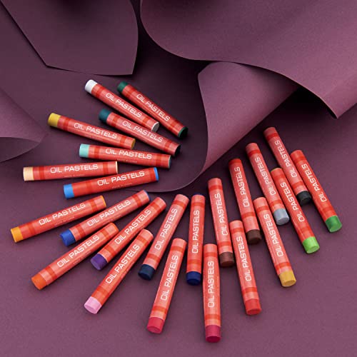 Royal & Langnickel Essentials Oil Pastels, Small, 24 Color Set Royal & Langnickel
