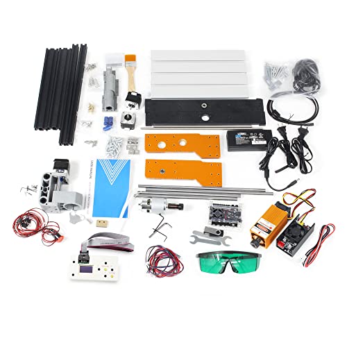 CNCTOPBAOS 3018 Pro CNC Router Kit,15000mW 15W Module,Offline GRBL Controller Limit Switches E-Stop,2 in 1 DIY Mini 3 Axis Desktop Acrylic PVC PCB CNCTOPBAOS