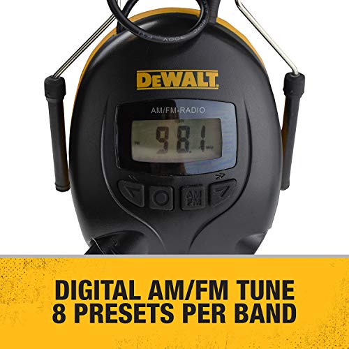 DeWalt DPG15 Industrial Safety Electronic Hearing Muff DEWALT