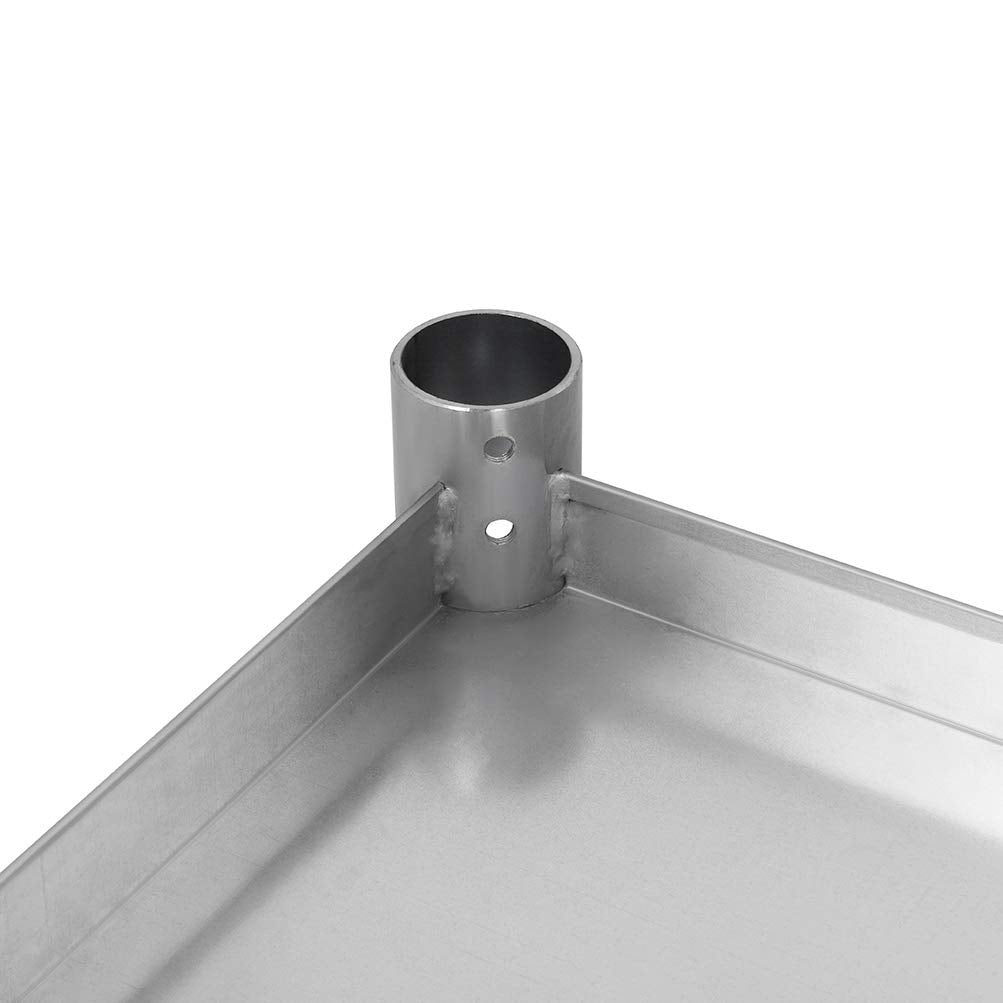 FAHKNS Commercial Stainless Steel Prep Worktable 72 x 30 in Sturdy Durable Baffle and Undershelf Restaurant Kitchen Practical Adjustable Workbench FAHKNS