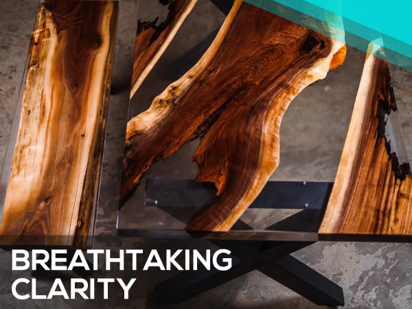 Superclear Liquid Glass Deep Pour Epoxy Resin Kit, Premium Commercial Grade, Bulk 15 Gallon Mega Pack - 2:1 Crystal Clear Liquid Glass Pour up to FGCI