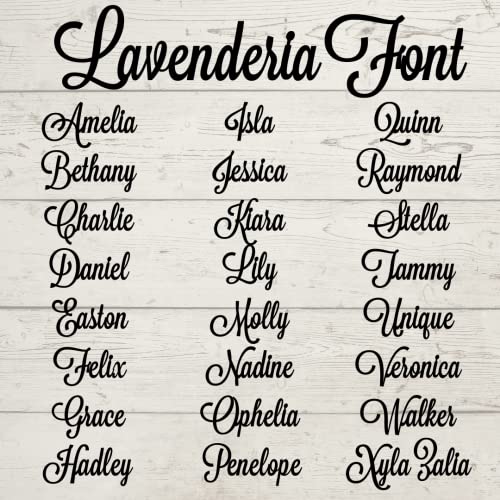 Wooden Custom Name Sign, Nursery Name Sign, Family Name Signs, Choice of Size & Fonts! Generic