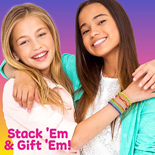 Just My Style Fashion Punch Style & Stitch Loom, Friendship Bracelet Kit, Jewelry Making Activity, Great for Birthday Parties, Sleepovers & Travel, Just My Style