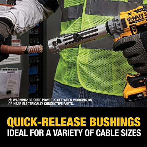 DEWALT 20V MAX XR Cable Stripper, Cordless Kit (DCE151TD1) DEWALT