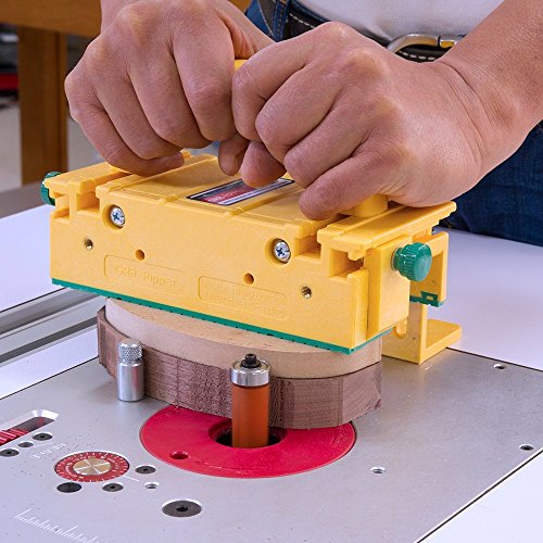 MICROJIG GRR-RIPPER GR-100,GRP-11G 3D Pushblock For Table Saws, Router Tables, Band Saws, And Jointers And 1/8-Inch Leg MICRO JIG