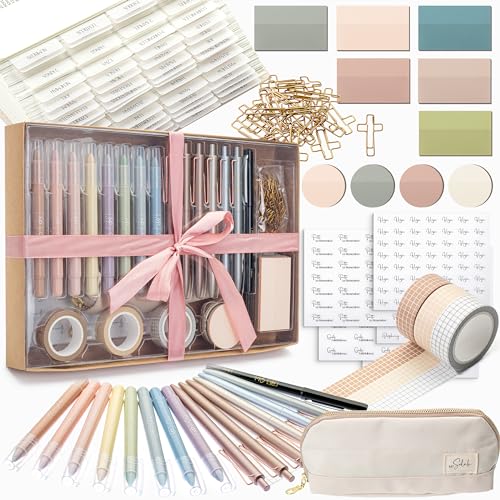 Mr. Pen- Bible Journaling Set (Selah Collection), Highlighters and Pens No Bleed, Scripture Markers, Washi Tape, Bible Tabs, Christmas Gift