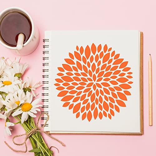 80 Pcs Stencils for Painting on Wood, Reusable Flower Stencils Butterfly Stencils Bird Plastic Stencils Bee Wall Stencil DIY Craft Template Paint DZXCYZ