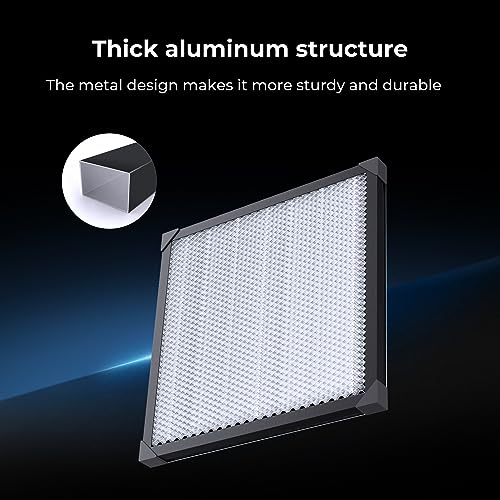 Creality Honeycomb Working Table 500 * 500mm, Laser Honeycomb Bed for Laser Engraver, Aluminum Honeycomb Cutting Table for Fast Heat Dissipation and Creality