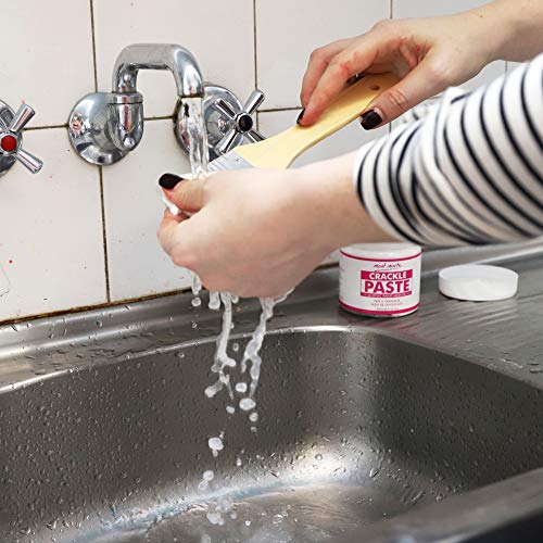 Mont Marte Crackle Paste Premium 8.45 US fl.oz (250ml) Tub for Texture Painting Effect with Opaque Finish, Ideal for a Range of Surfaces MONT MARTE