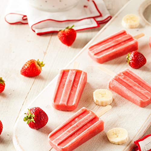 Makerstep 200 Natural Wood Craft, Popsicle Sticks for Crafts 4.5 Inch, Waxing Spatulas, Epoxy Resin Stirring, Ice Cream Candy Making and Garden Makerstep