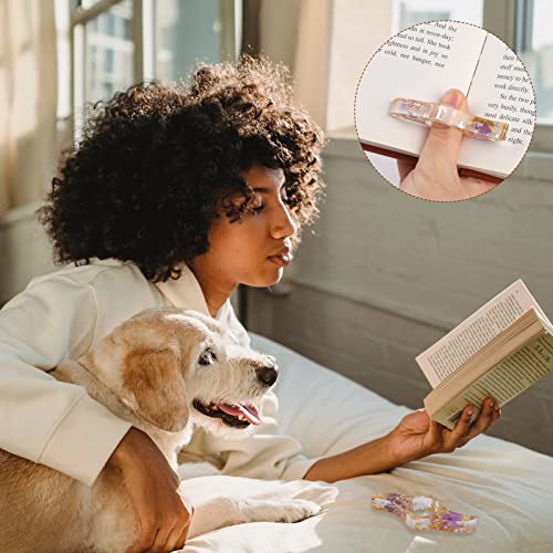 Silicone Resin Mold for Thumb Book Page Holder,Reusable Bookmark Mold Handmade Thumb Bookmark Casting Mold Silicone Mould for DIY Reading Accessory Sliverdew