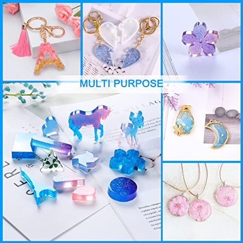 KISREL UV Resin 300g - Upgraded UV Resin Kit, Hard Type Crystal Clear Ultraviolet Curing UV Epoxy Resin for Craft Jewelry Making KISREL