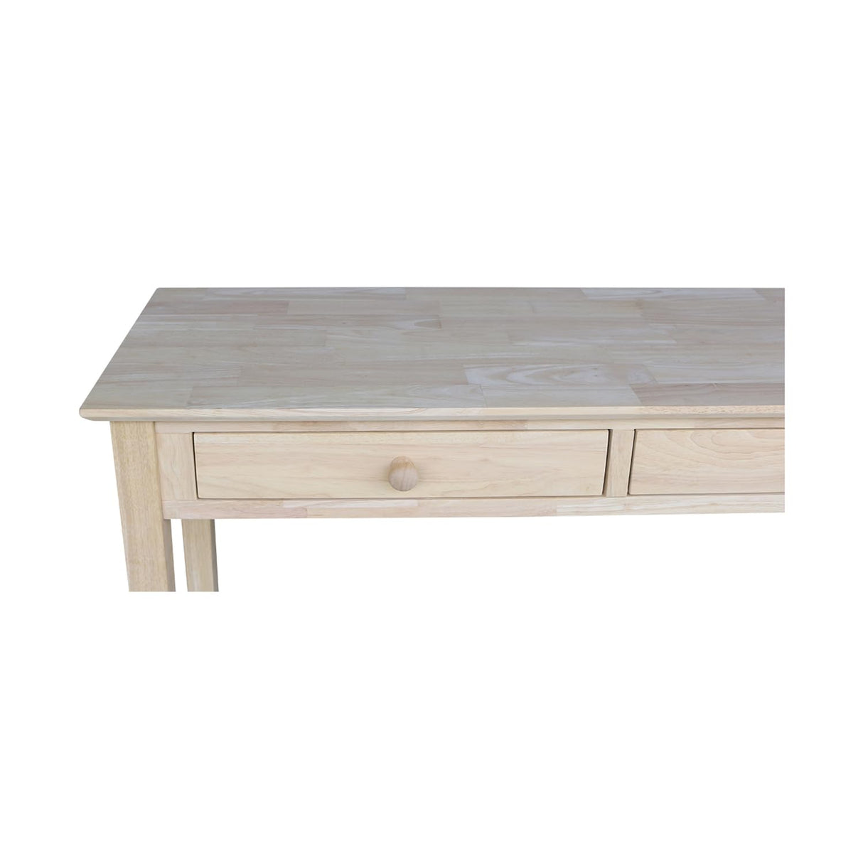 IC International Concepts Spencer Server Table, 48 in W x 17 in D x 36 in H, Unfinished IC International Concepts