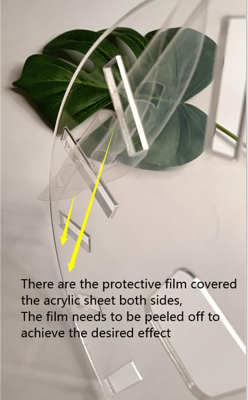 Acrylic Clock Template,12" Circle Clock Face with Clock Dials,Acrylic Router Template (12'') Yuxuanish