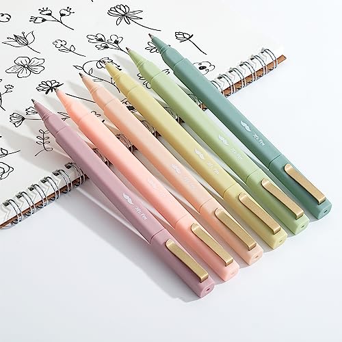 Mr. Pen- Aesthetic Pens, 6 Pack, Black Ink, Fast Dry, No Smear Bible Pens No Bleed Through, Fine Point Pen, Ballpoint Pens Ballpoint, Fine Tip Pens Mr. Pen