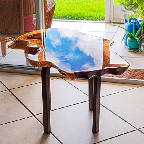 WiseBond Clear Table Top Epoxy Resin 2 Gallon Kit for Countertop, Bar Top - Durable Easy to Use, 1:1 Ratio, Food Safe Crystal Clear Casting for DIY WiseBond