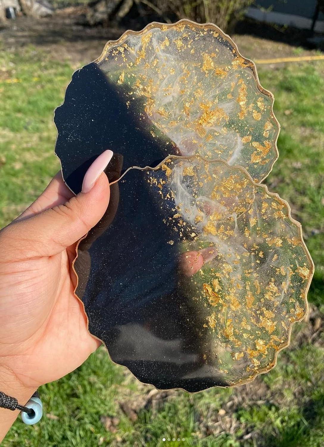 EPE Epoxy Resin and Hardener Kit for Jewelry DIY Art Crafts, Tumbler, Craft Casting Resin - Crystal Clear Resin Kit with 8 OZ Resin, 8 OZ Hardener, 4 WoodArtSupply