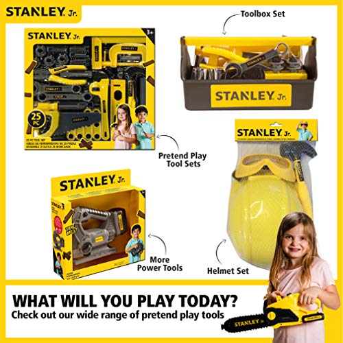 Red Toolbox Stanley Jr Battery Operated Delux Chainsaw,Yellow Red Toolbox