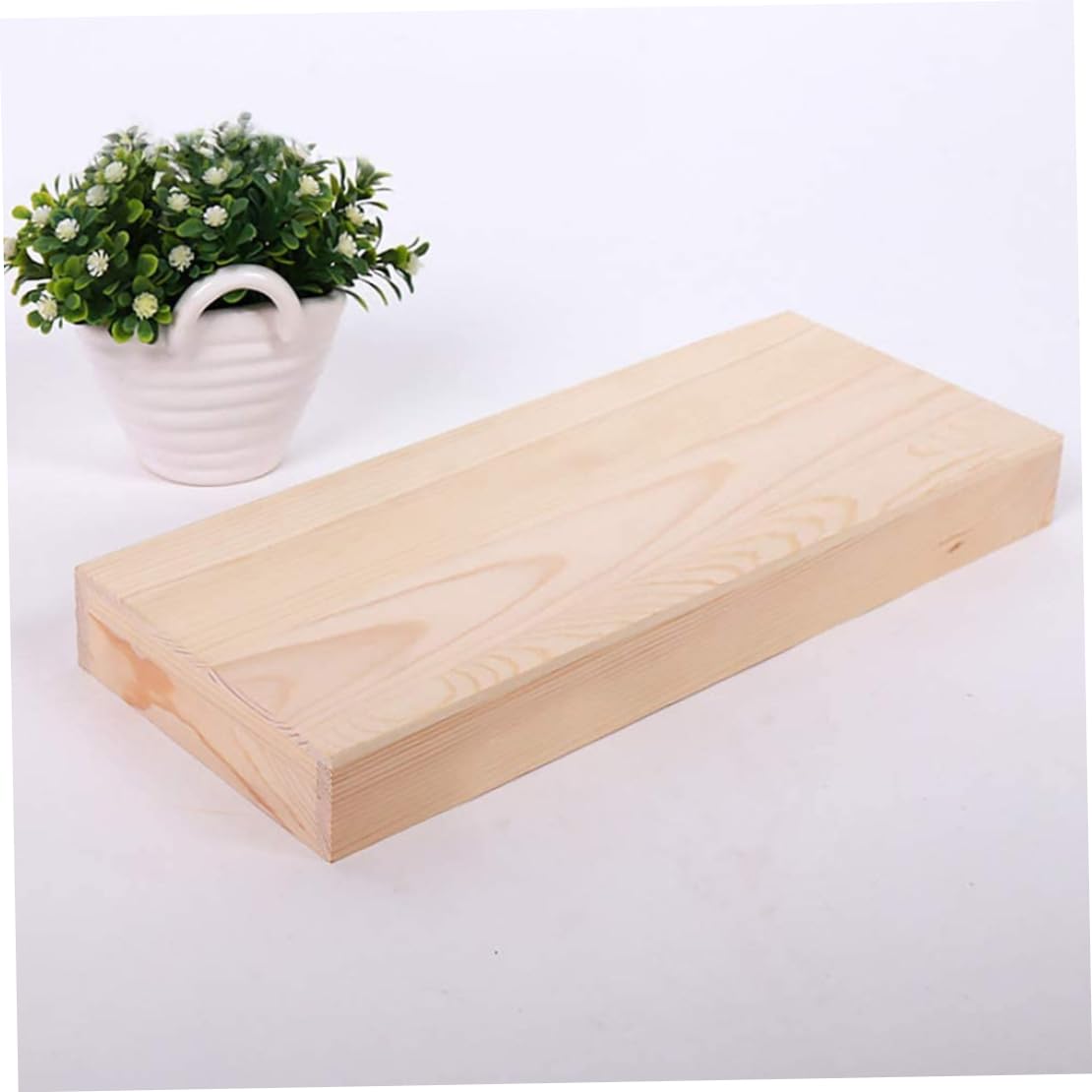 Rustic Compartments Wooden Divided Boxes Succulents Flower Pot Desktop Storage Box Holder, Wood Display Tray for Crafts, Jewelry (10 grids) LokweeTal