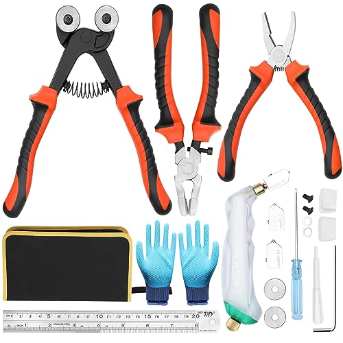  Rustark 3Pcs Premium Glass Running Breaking Pliers and