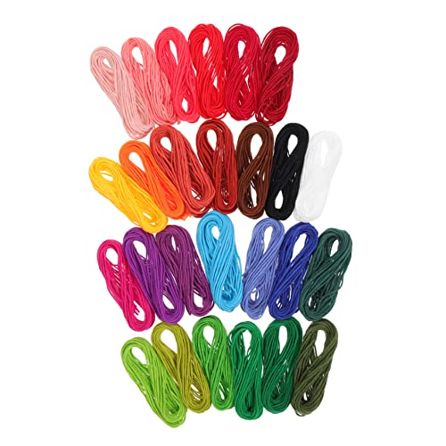 VILLCASE 3 Sets Embroidery Material Pack Punch Needle Embroidery Kits Beginner Embroidery kit Unfinished Stitchwork Art Craft kit for Kids Handy VILLCASE