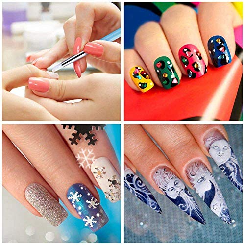 Yagugu Silicone Clay Sculpting Tool - 10Pcs Modeling Dotting Tool for Pottery Craft, Rock, Nail, Blending, Drawing Yagugu