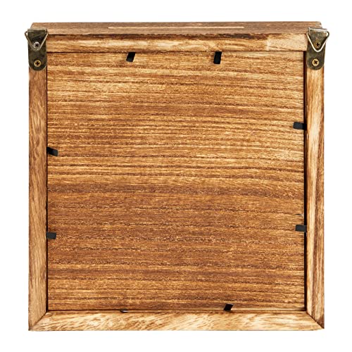 Juvale Our Adventure Fund, Vacation Shadow Box for Weddings, Honeymoon Savings Piggy Bank for Adults (7 x 7 Inches) Juvale