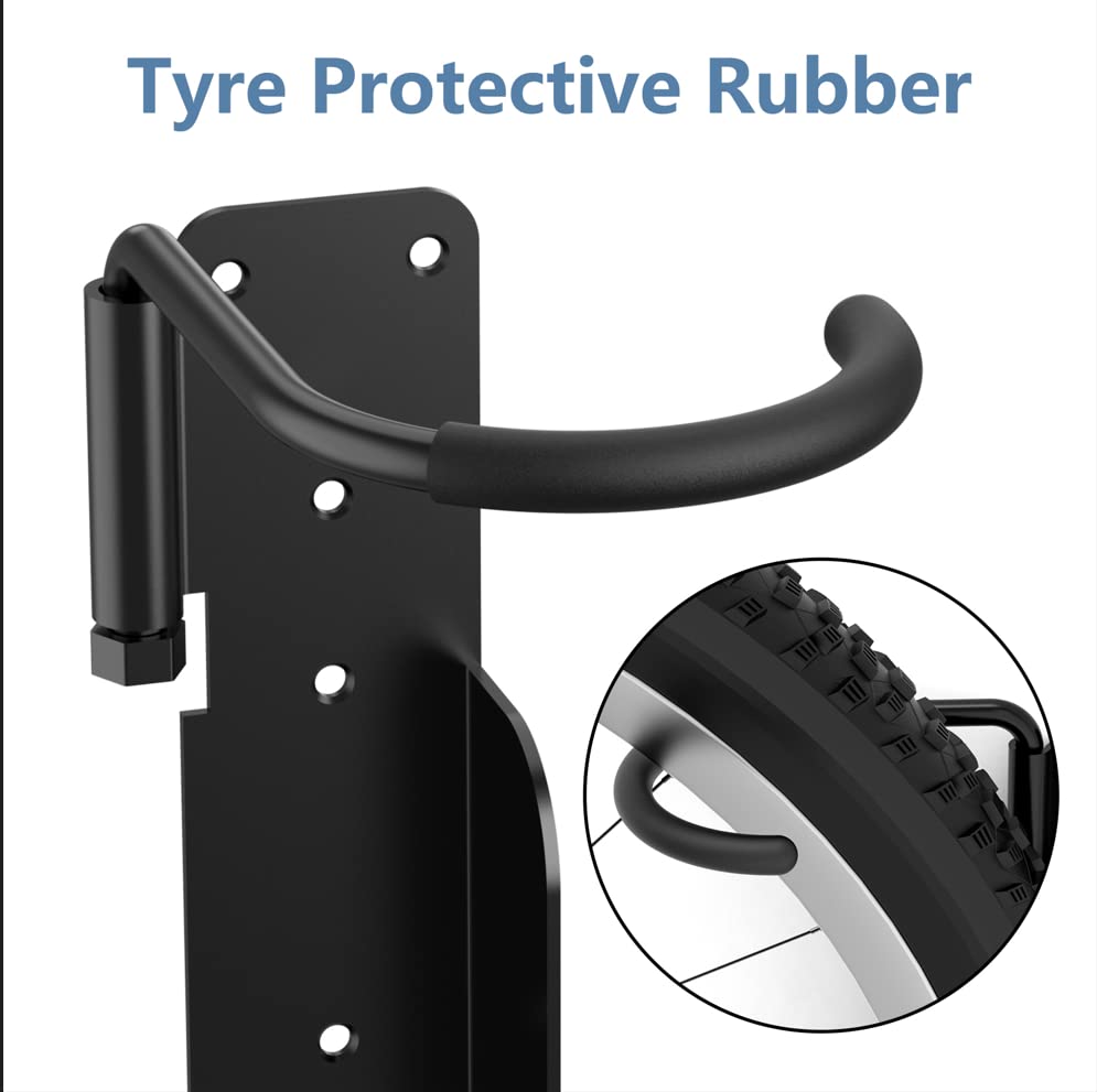 HAVEDAWN Bike Rack Garage Wall Mount, Swivel Bike Rack, Swing 90 Degrees, Vertical Bike Hanger Hook for Indoor, Bicycle Storage Rack, Space Saving HAVEDAWN