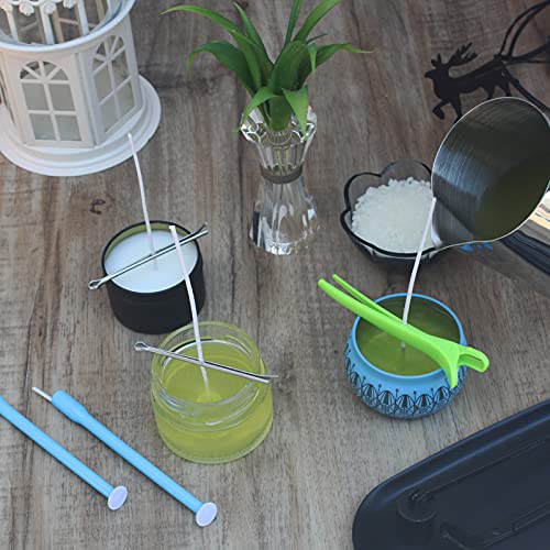 CandMak Candle Wick Kit, 60 Cotton Candle Wicks with Candle Making Tools for Candle Making (Thick 4"+6"+8") CandMak