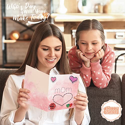Card Making Kits For Adults And Kids- 24 Blank Greeting Cards And Envelopes With Supplies And Stamp Set- Giftable DIY Greeting Card Set- Happy Aunt Kaylee's