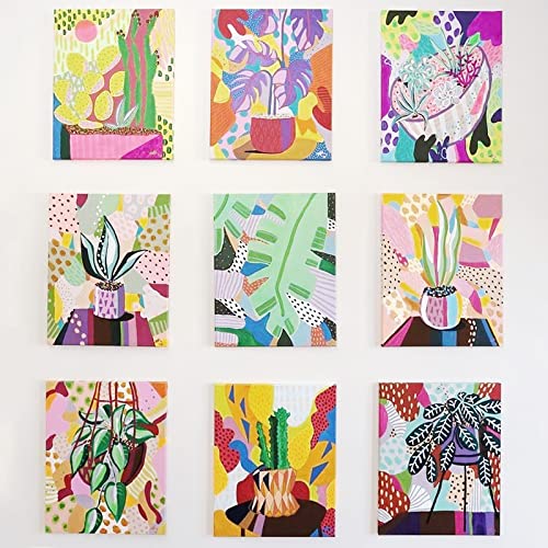 Canvases for Painting 12 Pack,8 x 10 Inch Painting Canvas, Blank Canvas Boards for Painting- Gesso Primed Acid-Free 100% Cotton Canvas Panels for Simetufy