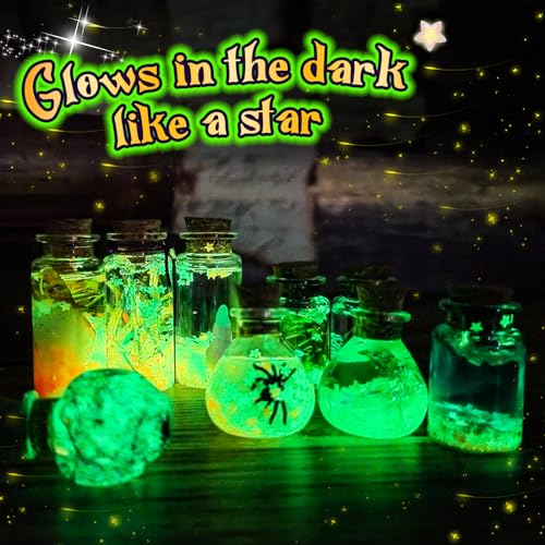 UOMTFAI Mystery Potion Craft Kit for Kids, Mix 20 Magic Wizard Potion, Creative Christmas Decorations Birthday Gifts Toys for Boys and Girls Age 6 7 UOMTFAI