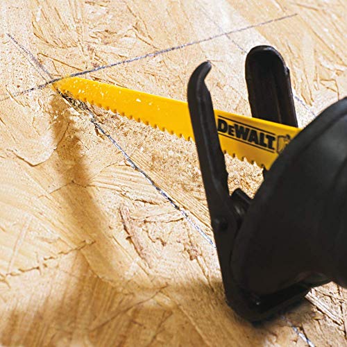 DEWALT Reciprocating Saw Blades, Taper Back, 6-Inch, 6 TPI, 5-Pack (DW4802) DEWALT