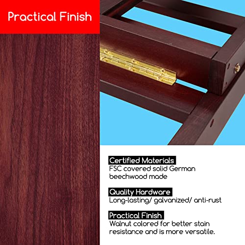 MEEDEN Art Painting Easel, Beech Wood Studio Easel 53" to 91"H, Holds Canvas to 78", Large Professional H-Frame Easel Stand with Storage Tray, MEEDEN