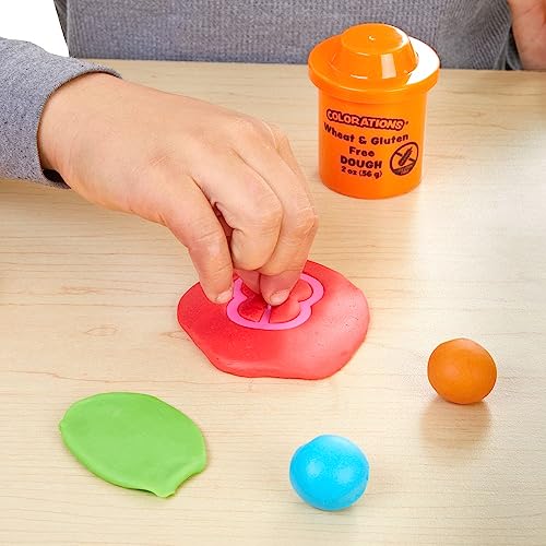Colorations 24 Wheat & Gluten Free Classic Dough - 8 Colors (2oz Each) | Non-Toxic, Play Dough, Bulk Set, Sensory Kit, Party Favors, Classroom Pack Colorations