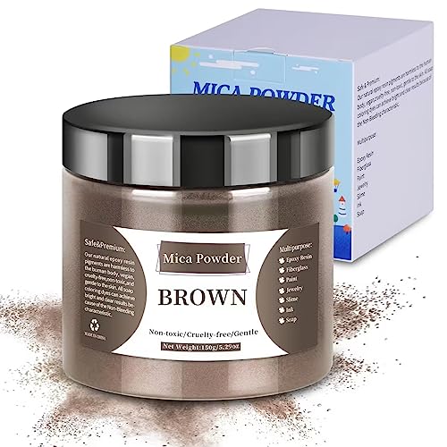 5.29oz/150g Mica Powder - LightStone Mica Powder for Epoxy Resin - Pearl Pigment Powder Dye for Resin/Eye Shadow/Soap Making/Nails/Bath Bombs etc. LightStone