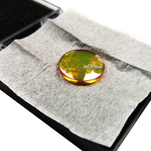 MCWlaser CVD ZnSe Focus Lens Dia: 19mm FL:7.5"/ 190.5mm for CO2 Laser Engraver Cutter 40W 50W 60W 80W 100W 130W 150W 180W 200W MCWlaser