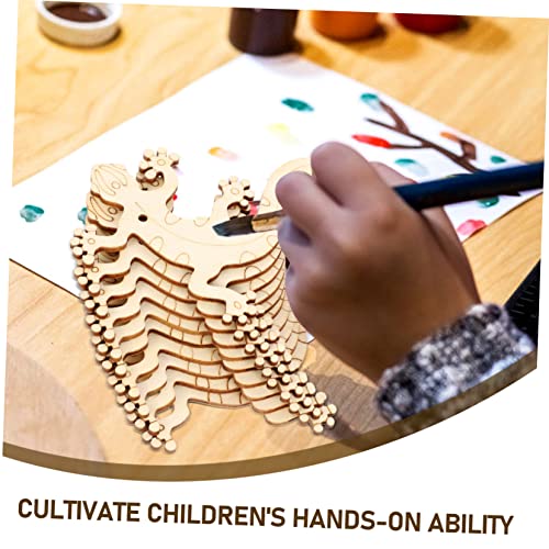 COHEALI 20pcs DIY Pendant Zero for Him Unfinished Dragonfly Nativity Crafts for Kids Wooden Ladybug Ornaments Unfinished Wood Animal Shapes Wood COHEALI