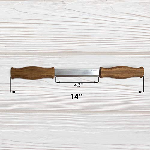 BeaverCraft Draw Knife DK1-4,3" Straight Shave Wood Carving Tools Woodworking Hand Tool Wood Carving Draw Knife BeaverCraft