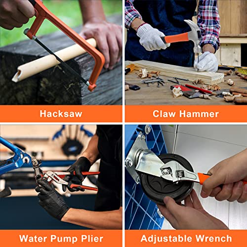 COMOWARE 20V Cordless Drill Set Combo Kit,120 Pcs Tool Kit for Home, Household Tool Sets for Men, Basic Tool Kit with Power Drill, Tool Set with COMOWARE