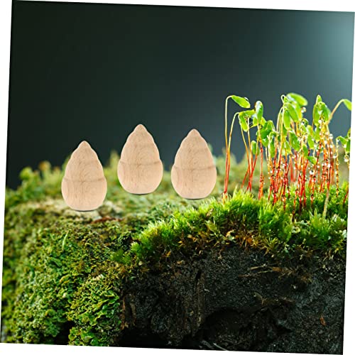 Ciieeo 10pcs Small Bamboo Shoots Flowerpot Ornament Wood Peg Doll Wood Doll Bodies Peg Doll Craft Christmas Stocking Stuffer DIY Craft Tree Ciieeo