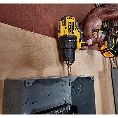DEWALT ATOMIC 20V MAX* Cordless Drill Combo Kit , Compact (DCK278C2) DEWALT