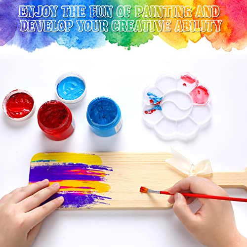 15 Inch Wooden Paddle Unfinished Greek Fraternity Sorority Paddle Solid Pine Wood Paddle Wooden Frat Paddle for DIY Arts Crafts Home Decoration (24 Bucherry