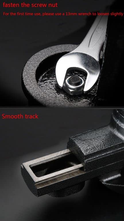 Bench Vise Home Vise Clamp-On Vise, 2.5" black HENGDA VISE