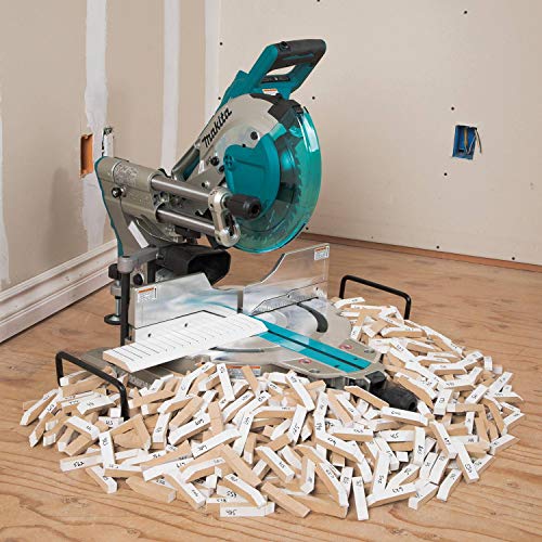 Makita XSL04PTU 18V X2 LXT Lithium-Ion (36V) Brushless Cordless 10" Dual-Bevel Sliding Compound Miter Saw Kit, Aws & Laser (5.0Ah) Makita
