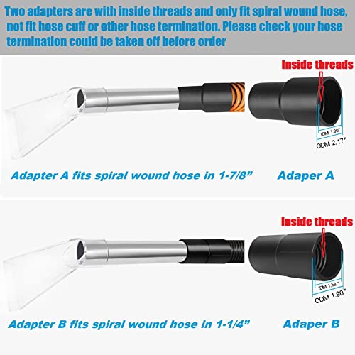 Happy Tree Shop Vac Extractor Attachment,Turn Wet-Dry Vac into an Extractor, Detailing Wand Extractor Vacuum Cleaner Happy Tree