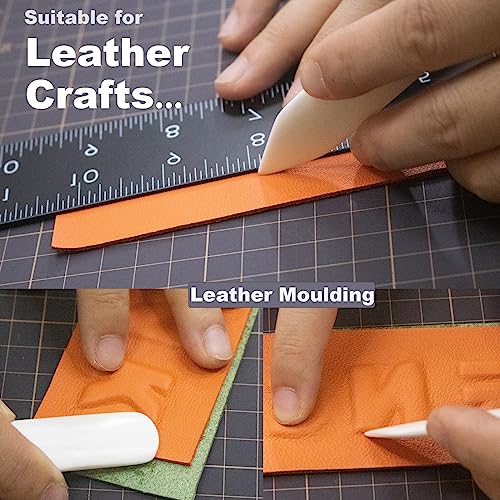 VENCINK Genuine Bone Folder Scoring Folding Creasing Origami Paper Creaser Crafting Tool for DIY Handmade Leather Burnishing, Bookbinding, VENCINK